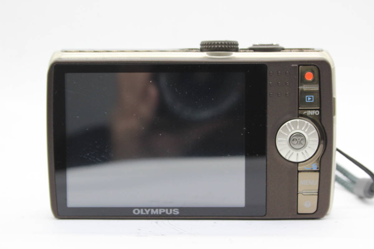 【美品 返品保証】 【元箱付き】オリンパス Olympus SH-21 ゴールド 12.5x Wide バッテリー付き コンパクトデジタルカメラ s3389_画像4