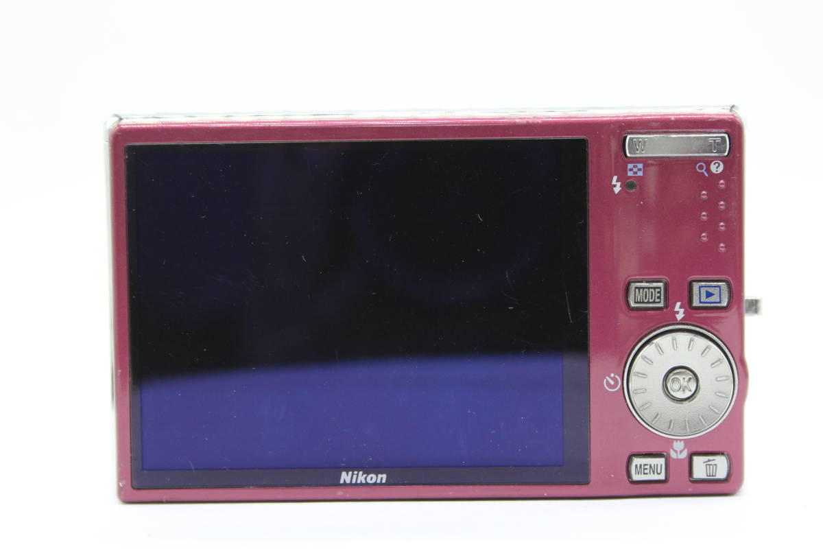【返品保証】 ニコン Nikon Coolpix S610 レッド Nikkor 4x バッテリー付き コンパクトデジタルカメラ s3426_画像4
