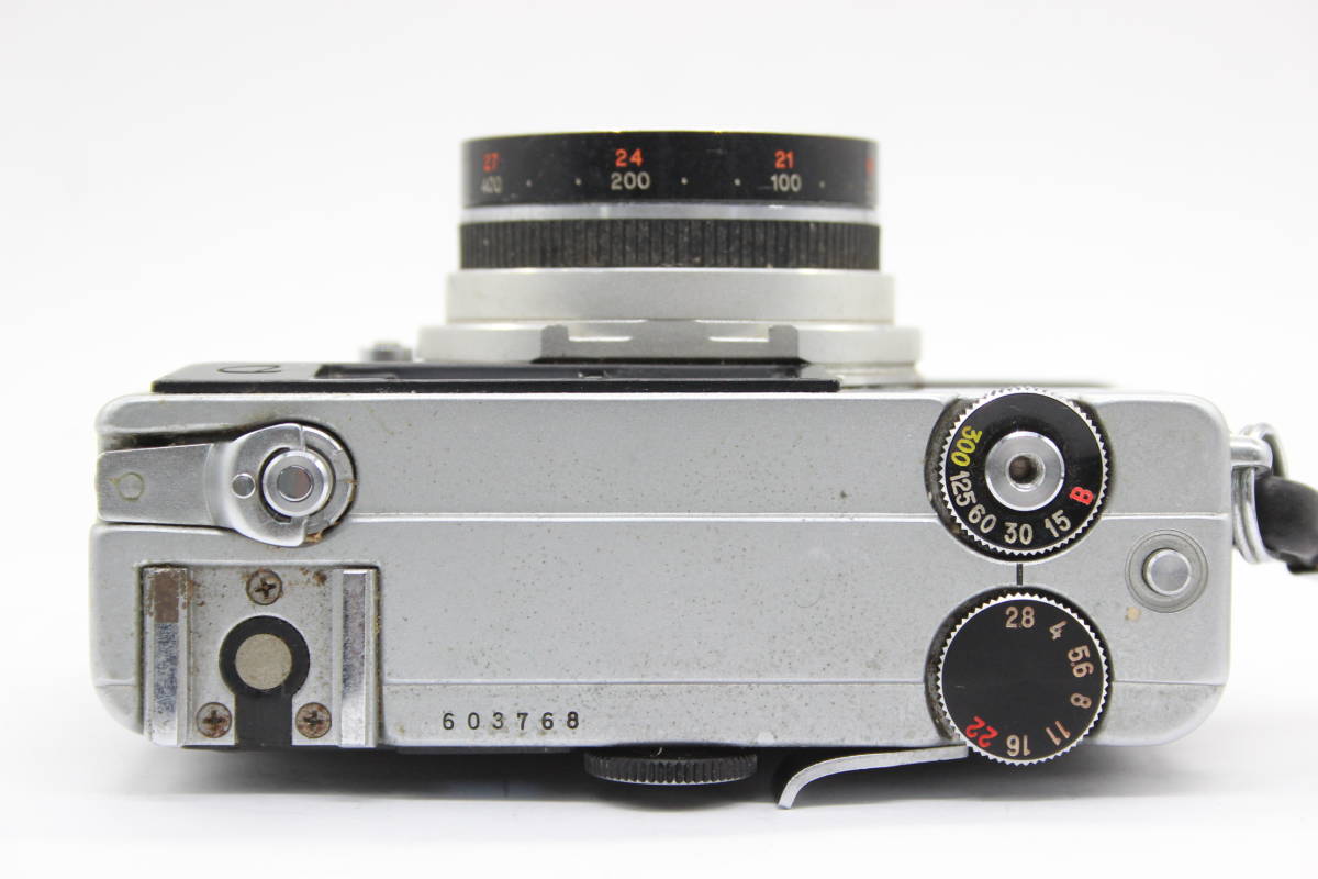 【返品保証】 ペトリ Petri Color 35 シルバー 40mm F2.8 カメラ s3511の画像6