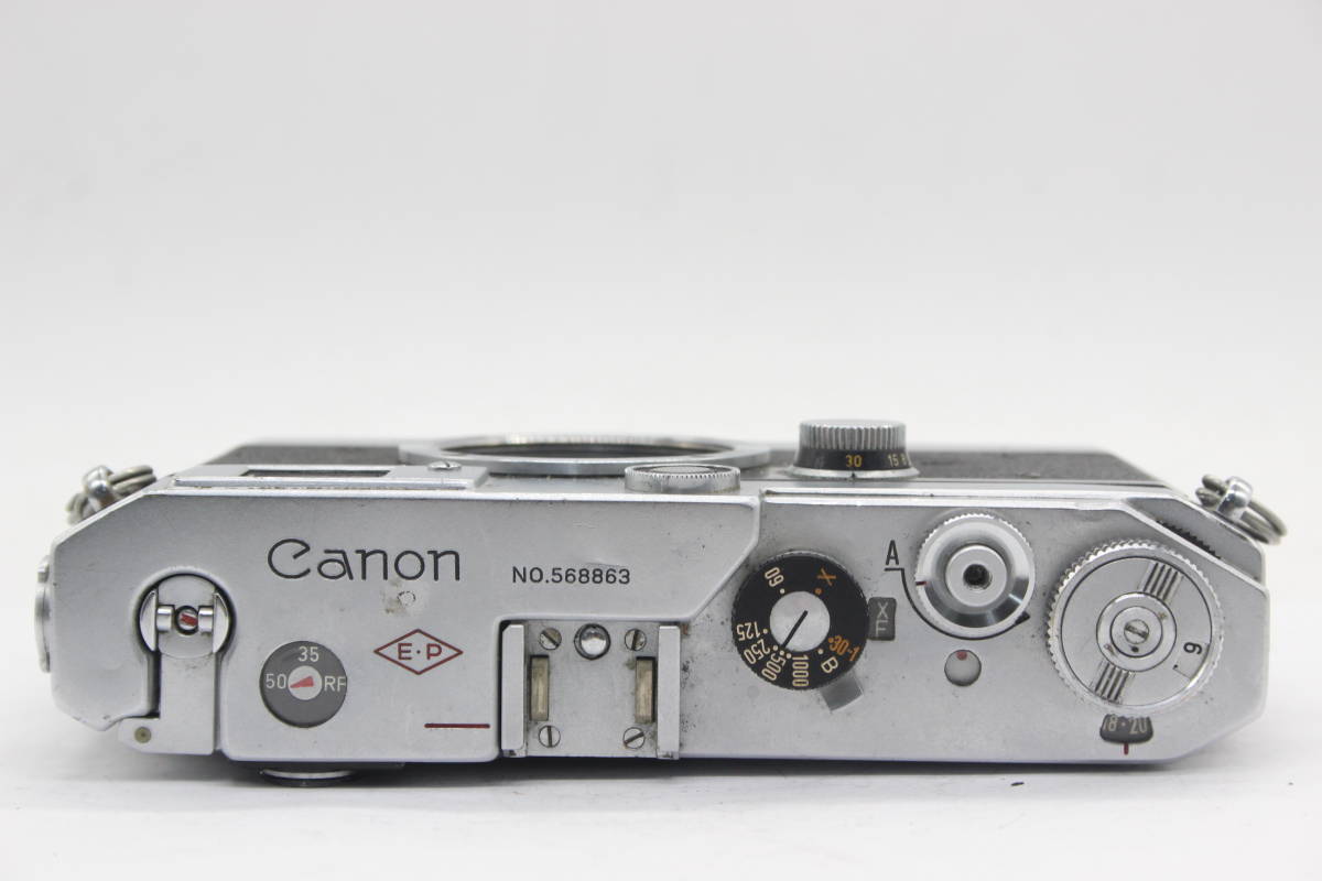 [ goods with special circumstances ] Canon Canon Model VT Deluxe E.P Serenar 50mm F1.8 range finder camera s3550