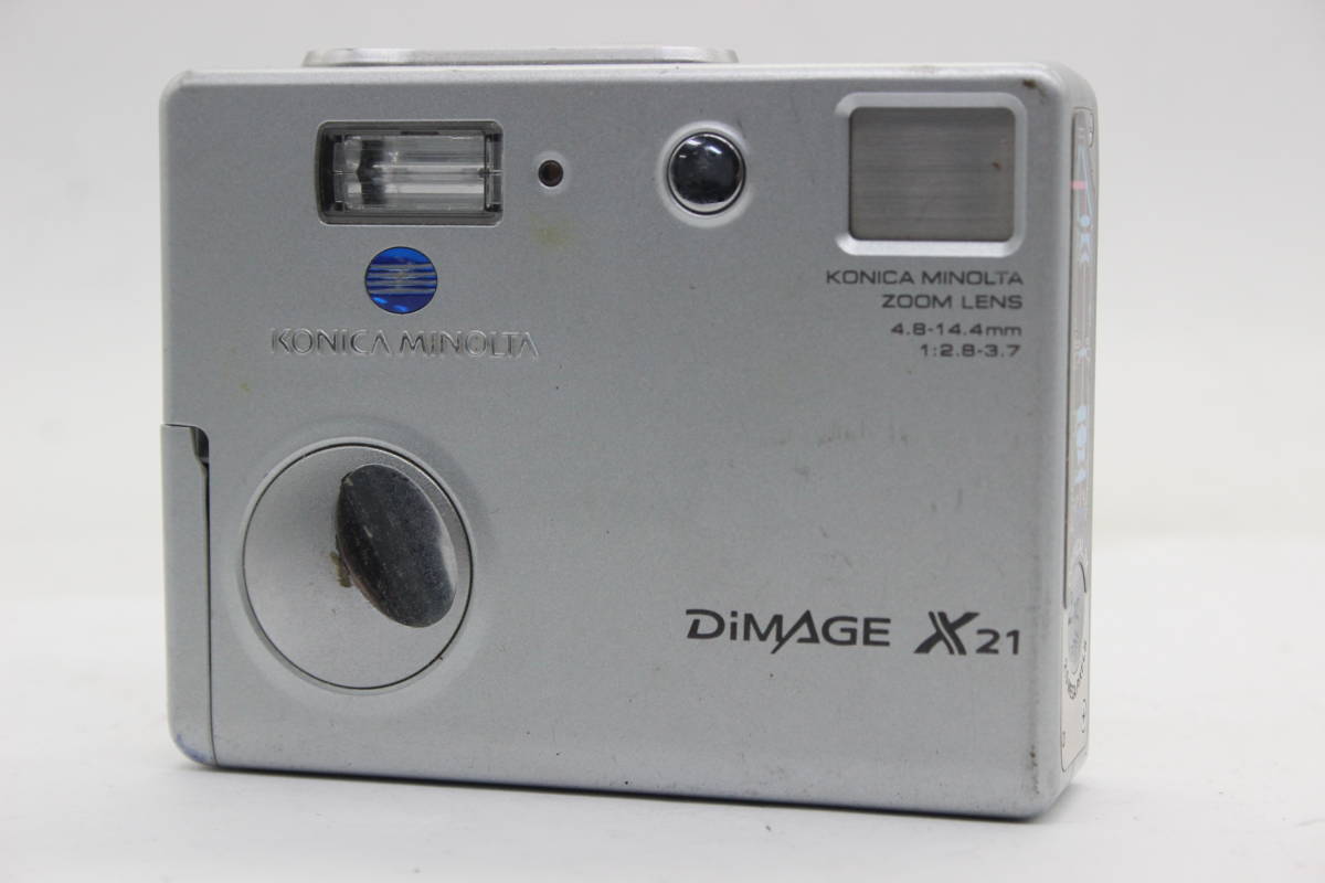 【返品保証】 【便利な単三電池で使用可】コニカミノルタ Konica Minolta DiMAGE X21 3x コンパクトデジタルカメラ s3933_画像1