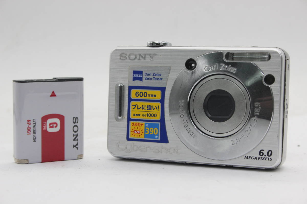 【返品保証】 ソニー Sony Cyber-shot DSC-W50 3x バッテリー付き コンパクトデジタルカメラ s3938の画像1