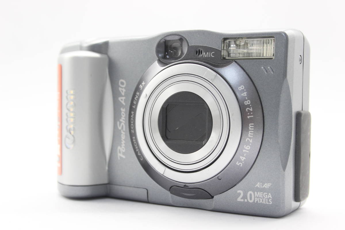 【返品保証】 【便利な単三電池で使用可】キャノン Canon PowerShot A40 3x コンパクトデジタルカメラ s3979