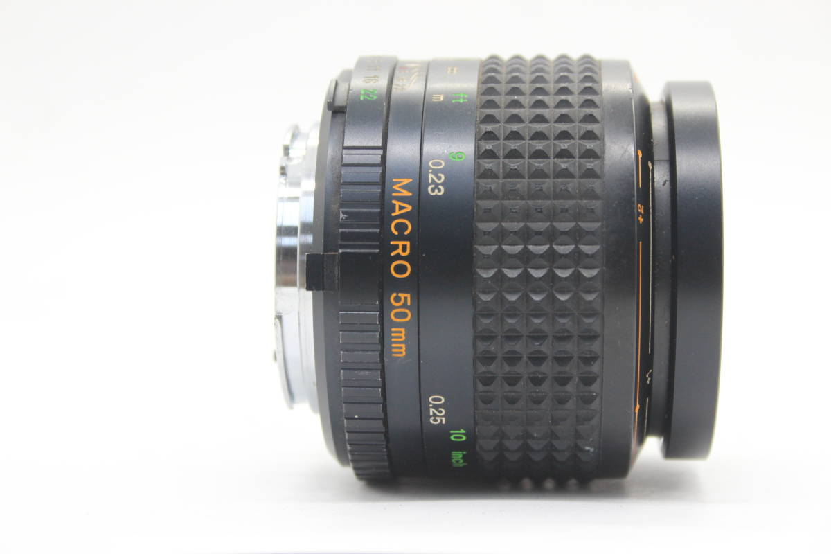 [ returned goods guarantee ] Minolta Minolta MD Macro Rokkor 50mm F3.5 with a hood . lens s4027
