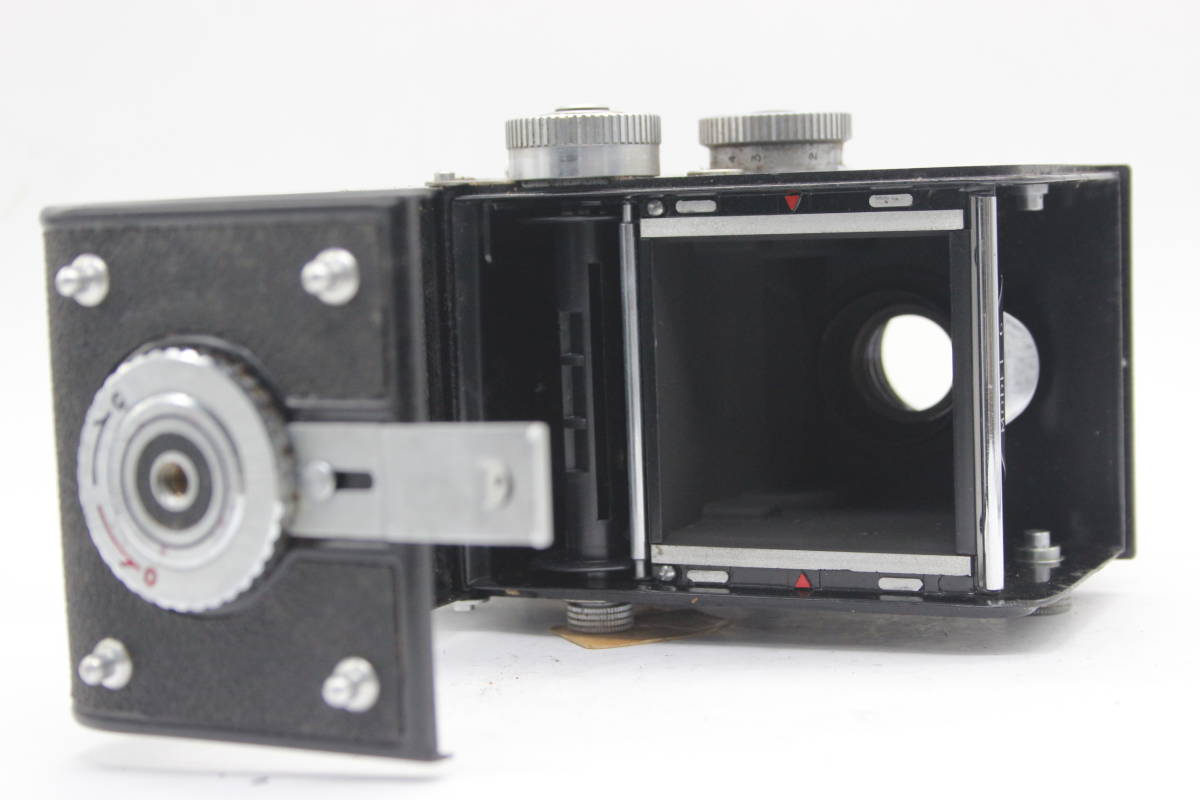 【返品保証】 ヤシカ Yashicaflex Yashikor 80mm F3.5 ケース付き 二眼カメラ s4034_画像8