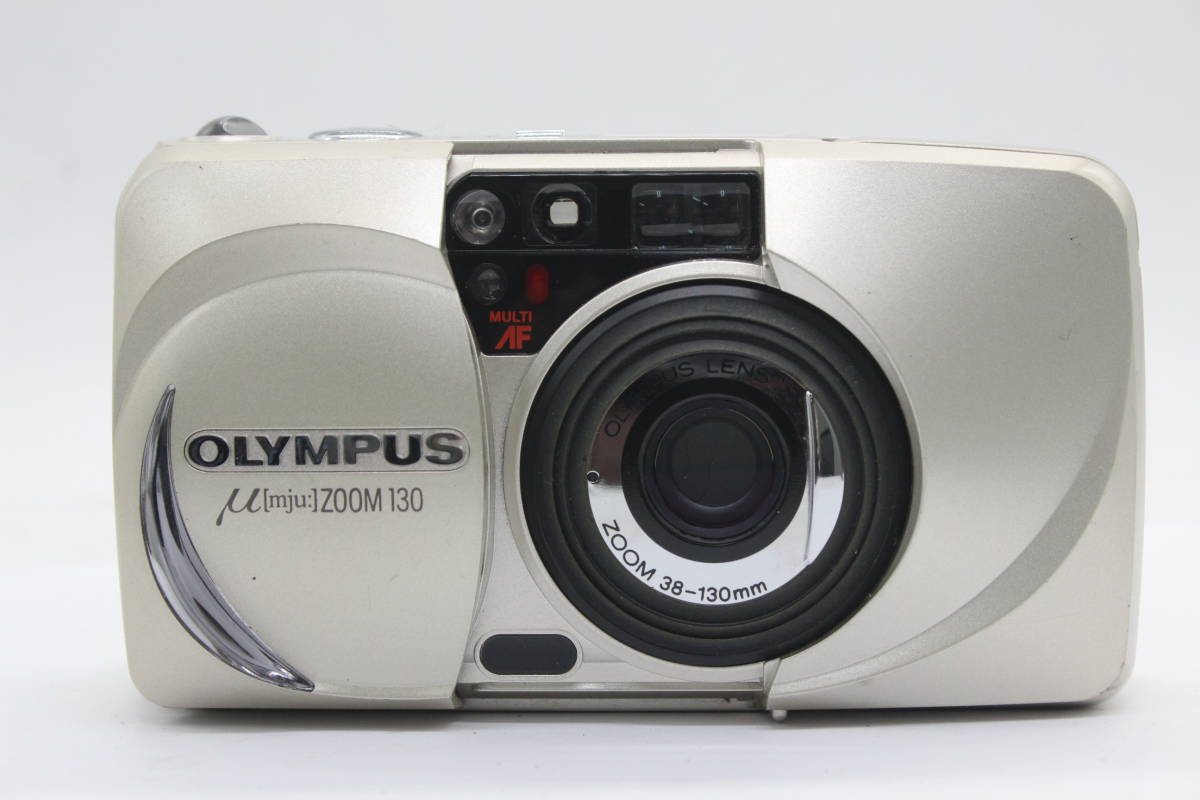 【返品保証】 オリンパス Olympus μ Zoom 130 ゴールド Multi AF 38-130mm コンパクトカメラ s4059の画像2