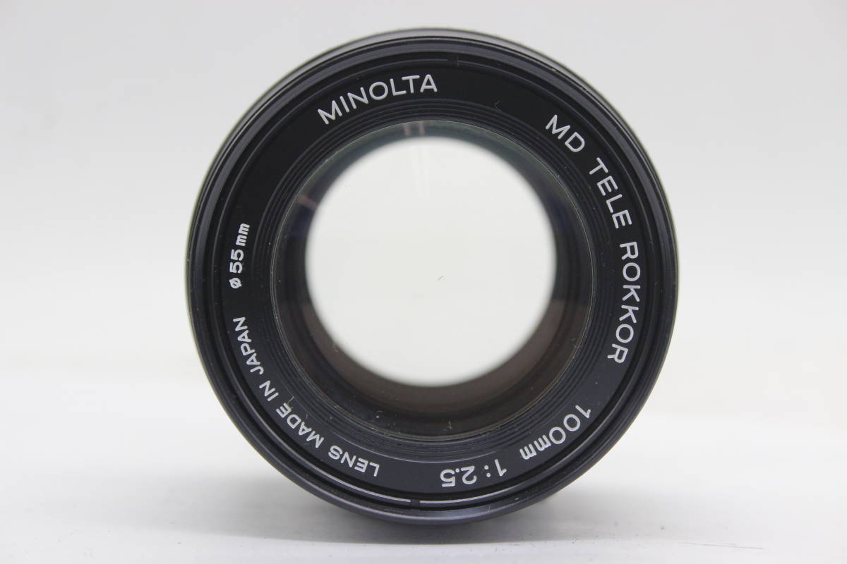 【訳あり品】 ミノルタ Minolta MD TELE ROKKOR 100mm F2.5 レンズ s4067の画像3