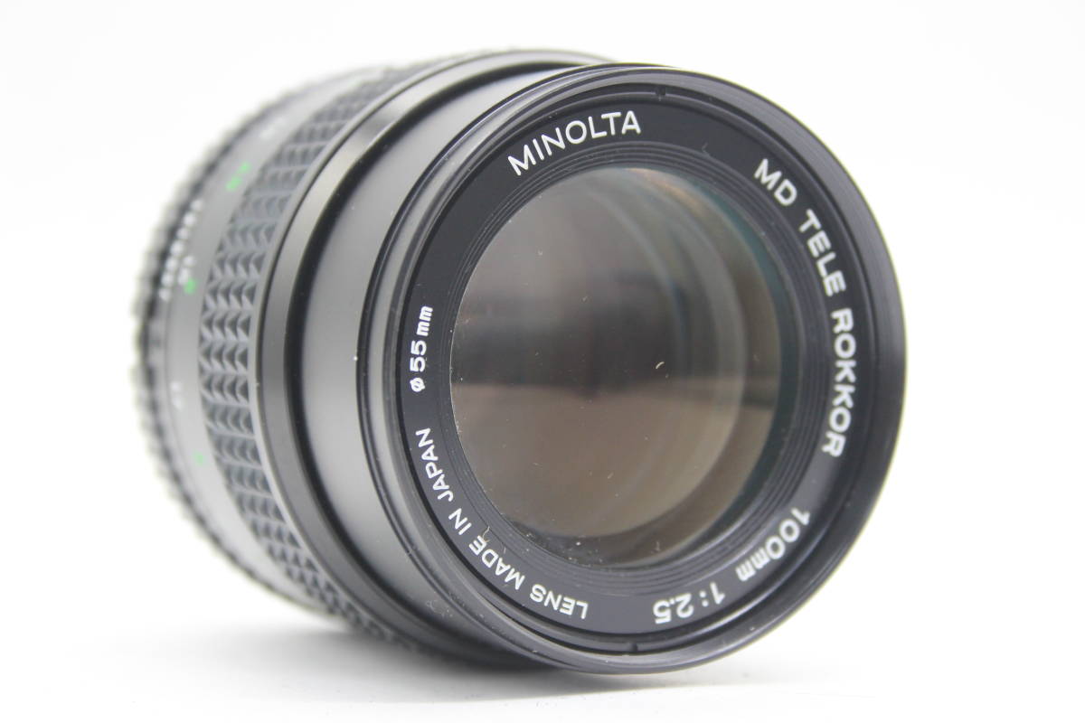 【訳あり品】 ミノルタ Minolta MD TELE ROKKOR 100mm F2.5 レンズ s4067_画像2