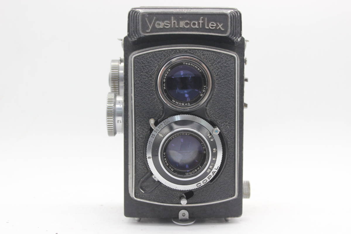 【訳あり品】 ヤシカ Yashicaflex Yashimar 80mm F3.5 二眼カメラ s4316の画像2