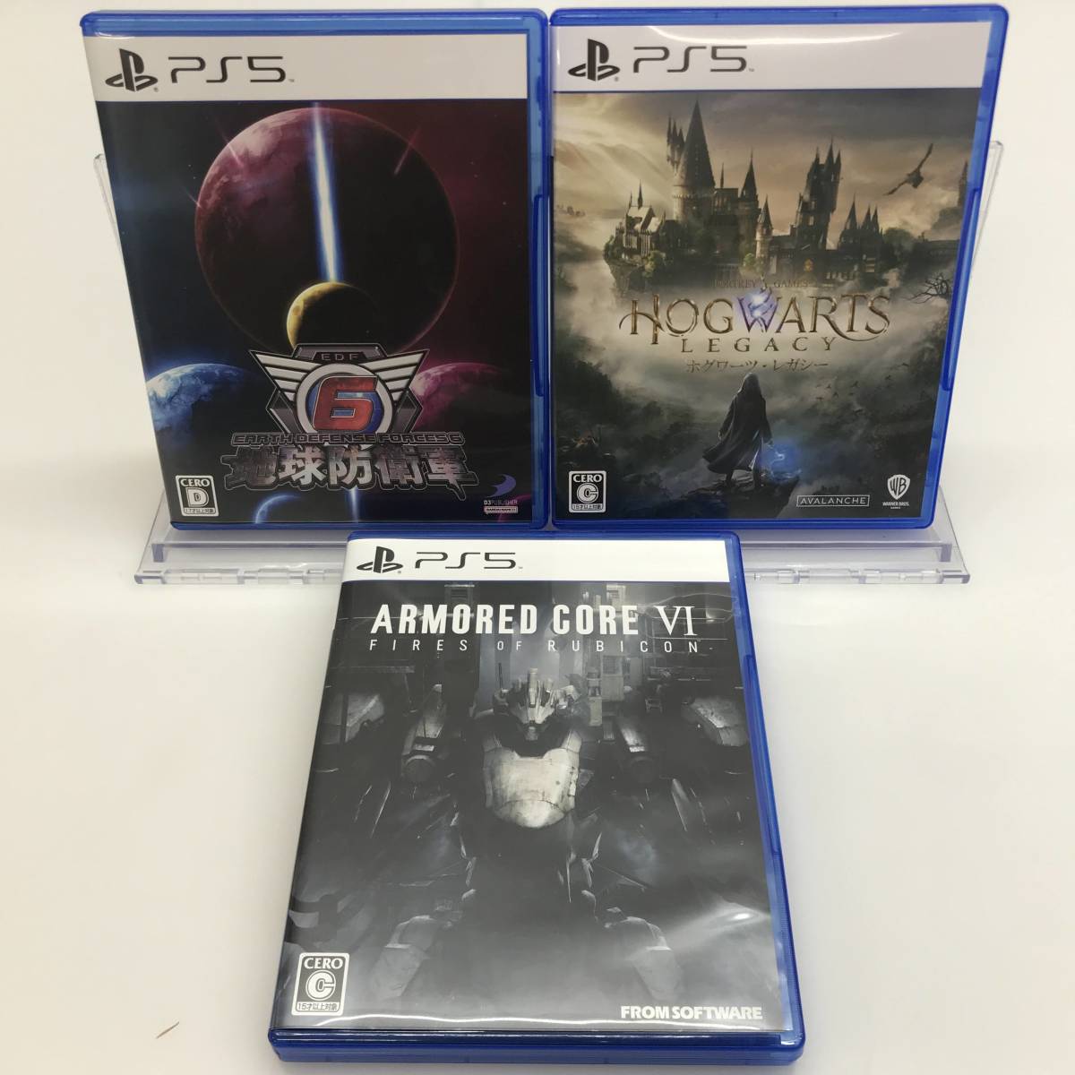 No.1449 ☆1円～【PS5】PS5ソフト 3本セット(ホグワーツ・レガシー