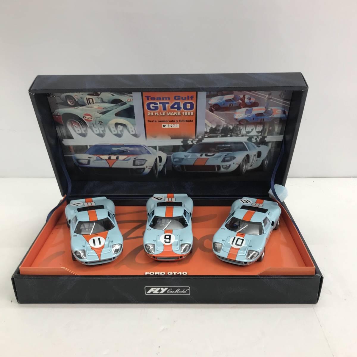 No.1236★1円～【おもちゃ】フライ カー モデル 24h ル マン 1968 チーム フォード ガルフ GT40 中古品_画像4