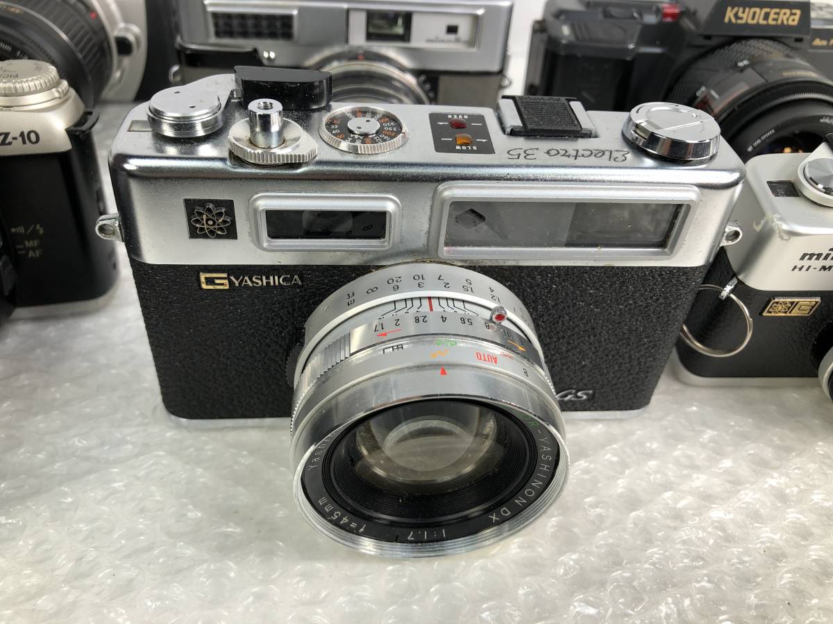 1124E【中古】一眼レフカメラ 10個 まとめ ▲CANON/キャノン/EOS100/MINOLTA/ミノルタ/PENTAX MZ-10/YASHICA/KONICA C35/KYOCERA/人気_画像6