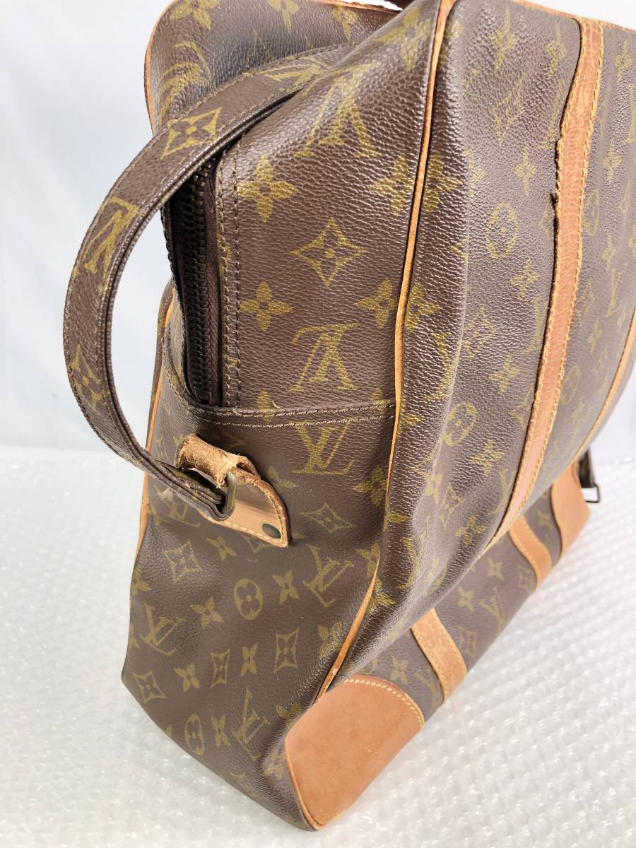 1116E【中古/ジャンク】LOUIS VUITTON ルイヴィトン グランマルソーヴィンテージ ビジネスバッグ ▲ブランド/人気/今回限りの出品_画像10