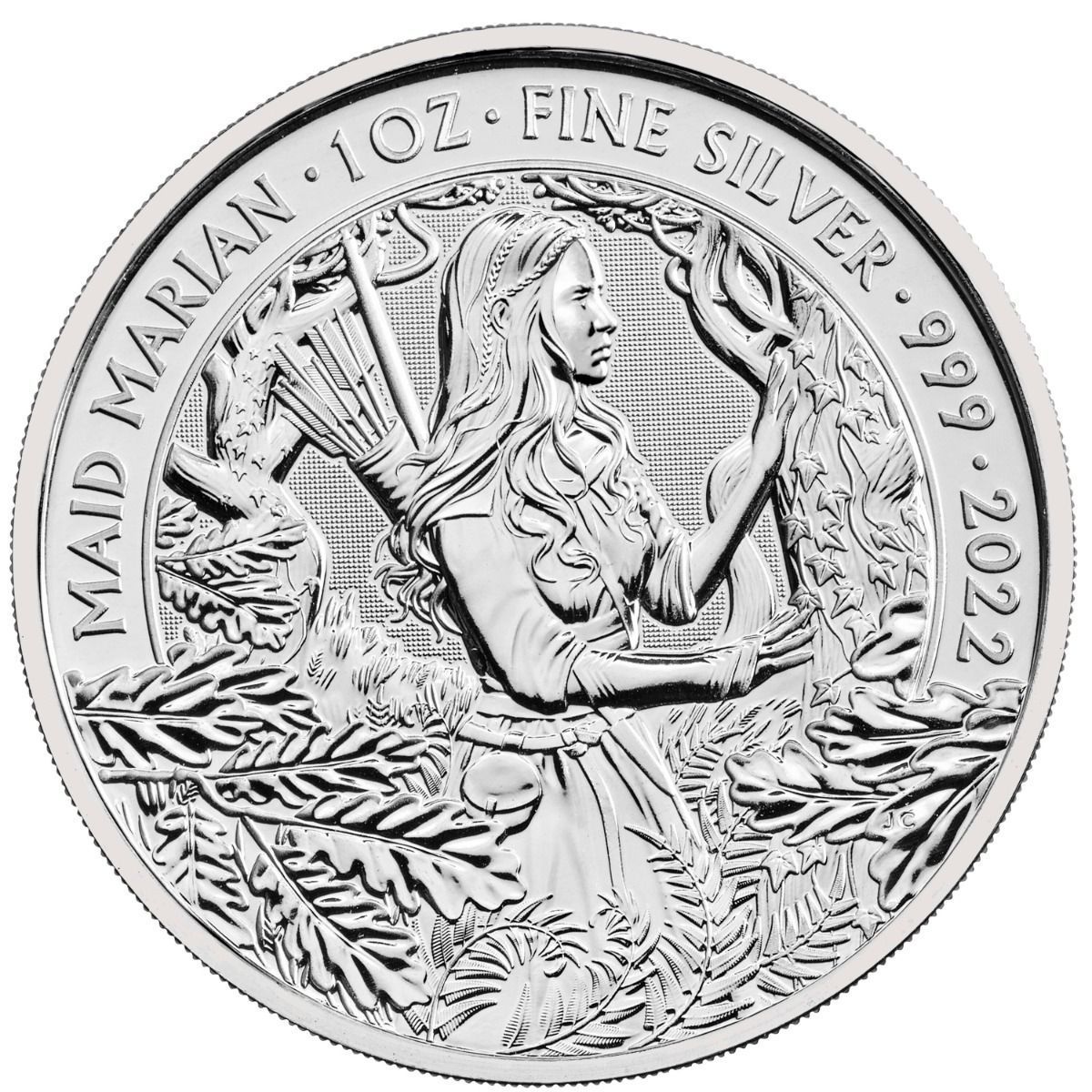 [ written guarantee * capsule with a self-starter ] 2022 year ( new goods ) England [ myth . legend *meidoma Lien ] original silver 1 ounce silver coin 