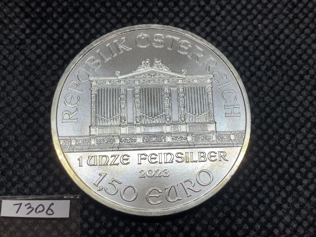 31.1グラム 2023年 (新品) オーストリア「ウィーン・フィルハーモニー」純銀 1オンス 銀貨_画像2