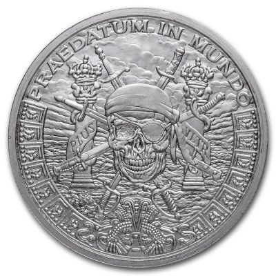 [ written guarantee * capsule with a self-starter ] ( new goods ) America [ Pirates * piece obeito] original silver 1 ounce medal 