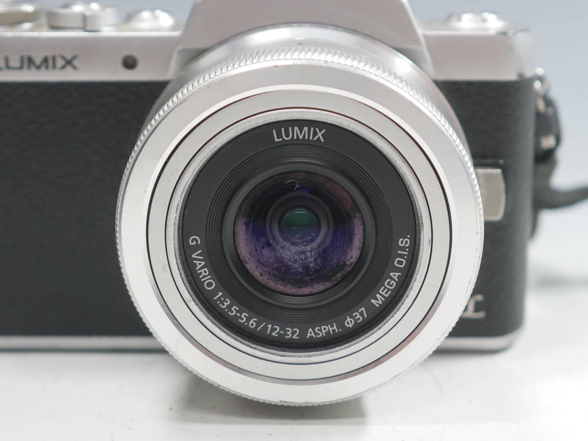 ◆Panasonic LUMIX【DMC-GF7】ミラーレス一眼 12-32、35-100 ダブルズームセット 現状・ジャンク品 充電器付属 ルミックス_画像3