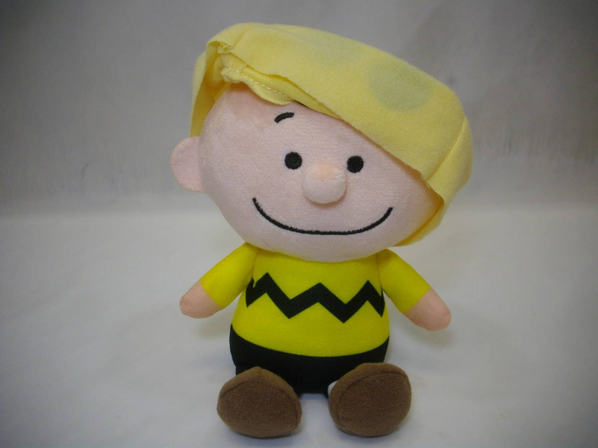 SNOOPY ぬいぐるみ ～Mr. sack～ チャーリーブラウン 約１５cm 送料２２０円～ スヌーピー PEANUTS_画像1