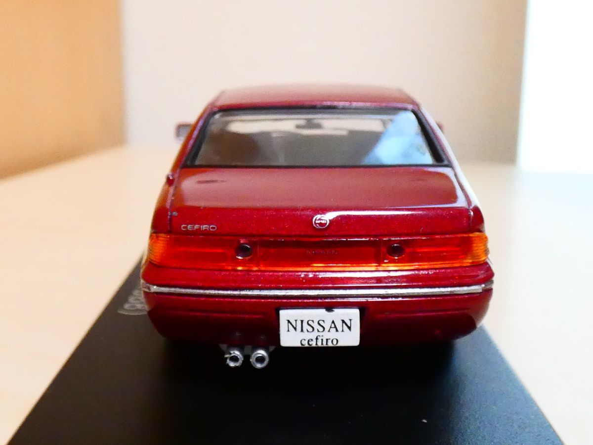 国産 名車コレクション 1/43 日産 セフィーロ 1988 赤 アシェット 旧車 クラシックカー ミニカー Z_画像4