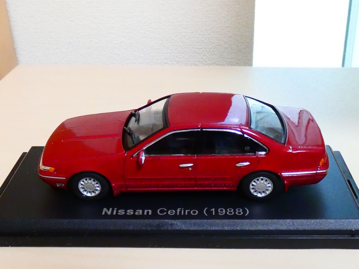 国産 名車コレクション 1/43 日産 セフィーロ 1988 赤 アシェット 旧車 クラシックカー ミニカー Z_画像5