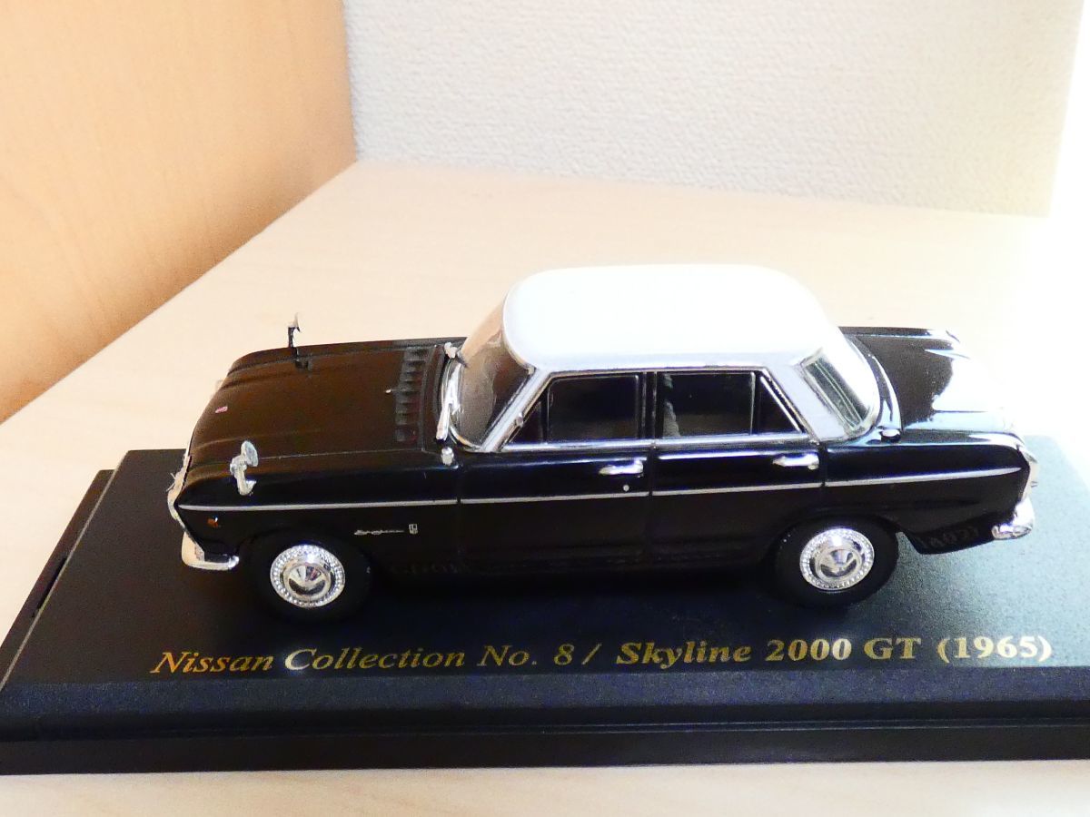 国産 名車コレクション 1/43 日産 スカイライン 2000 GT 1965 黒 アシェット 旧車 クラシックカー ミニカー Z_画像5
