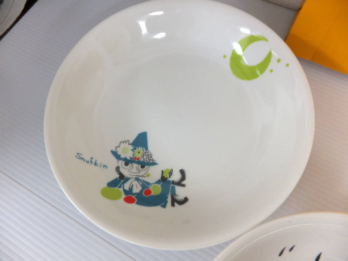 B1155 未使用 長期保管品 Moomin ムーミン パスタカレー 4枚セット スナフキン＆リトルミイ ムーミン＆パパママ MM91BR-68 まとめ_画像2