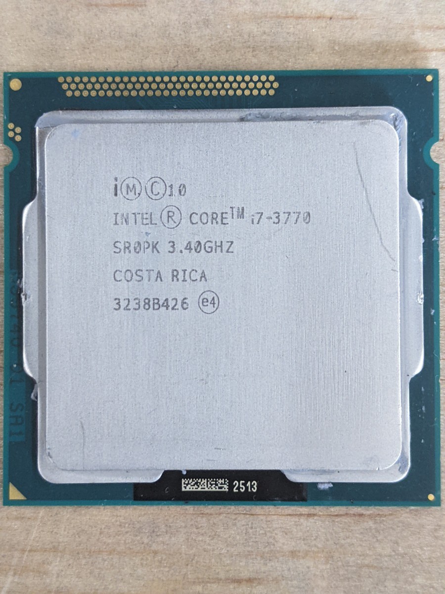 intel core i7 3770 LGA1155 CPU_画像1