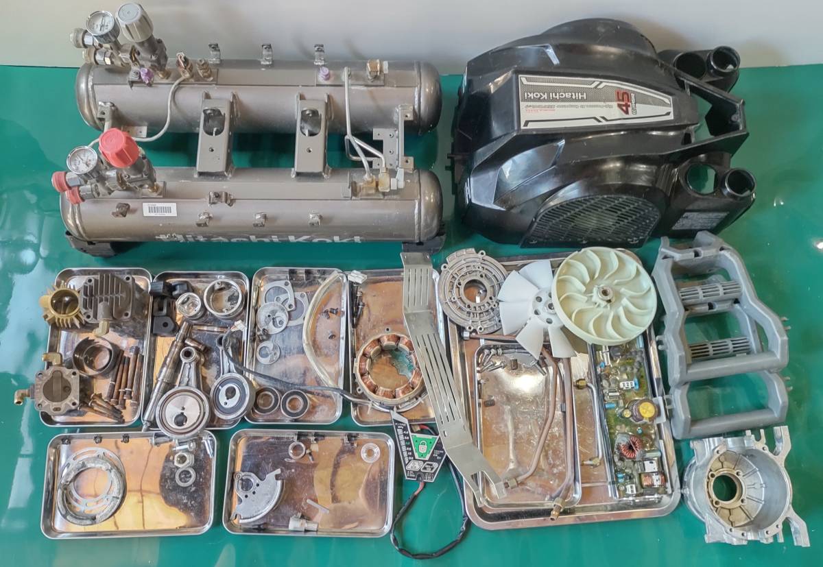 整備完了主要部品交換(HIKOKI)高圧コンプレッサーEC1445H2 整備完了主要部品交換(HIKOKI)高圧コンプレッサーEC1445H2