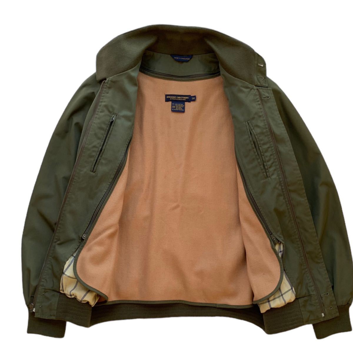 90's BROOKS BROTHERS ハリントンジャケット ウールライナー付き 90's BROOKS BROTHERS ハリントンジャケット ウールライナー付き