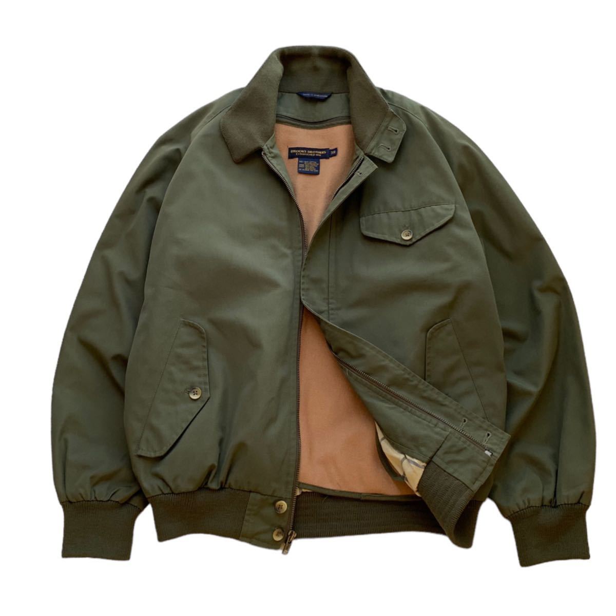 90's BROOKS BROTHERS ハリントンジャケット ウールライナー付き 90's BROOKS BROTHERS ハリントンジャケット ウールライナー付き