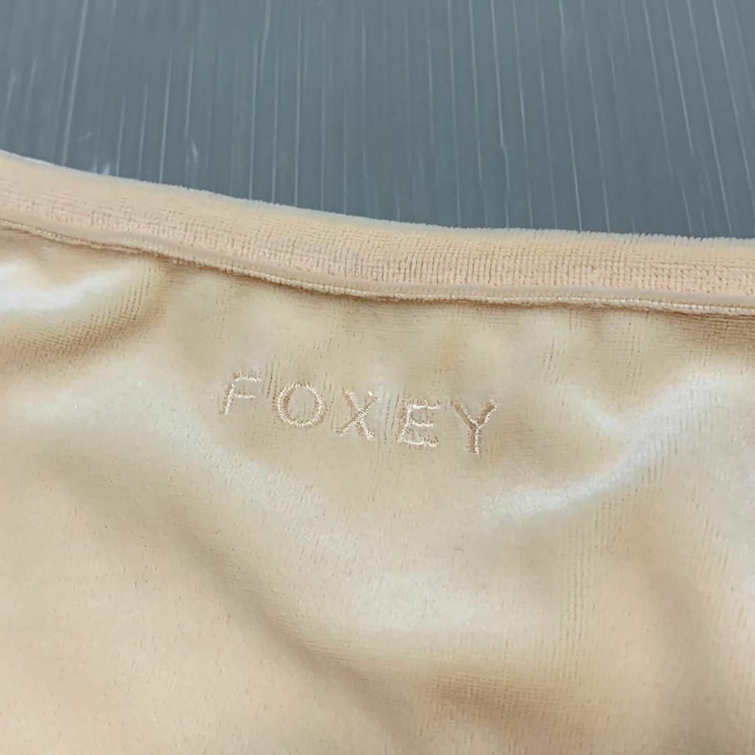 FOXEY フォクシー ベロア 半袖 カットソー シャツ トップス レディース ブランド_画像3