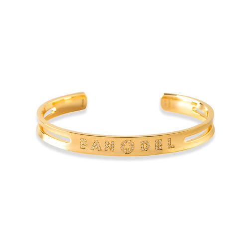 【正規品】【新品】BANDEL（バンデル）Diamond　Bangle（ダイヤモンド　バングル）Gold（ゴールド）size　L/XL（約14.9㎝）