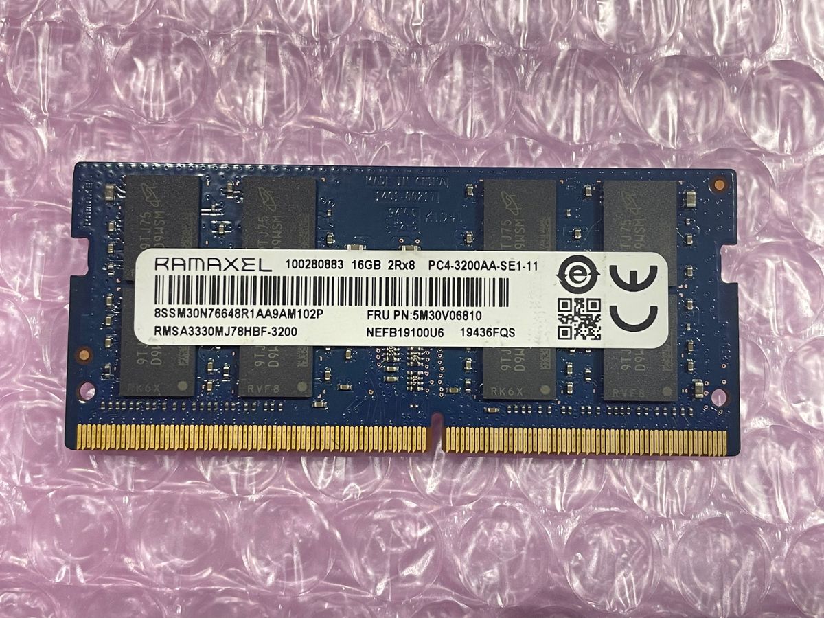 RAMAXEL PC4 3200AA 16GB SO-DIMM DDR4.