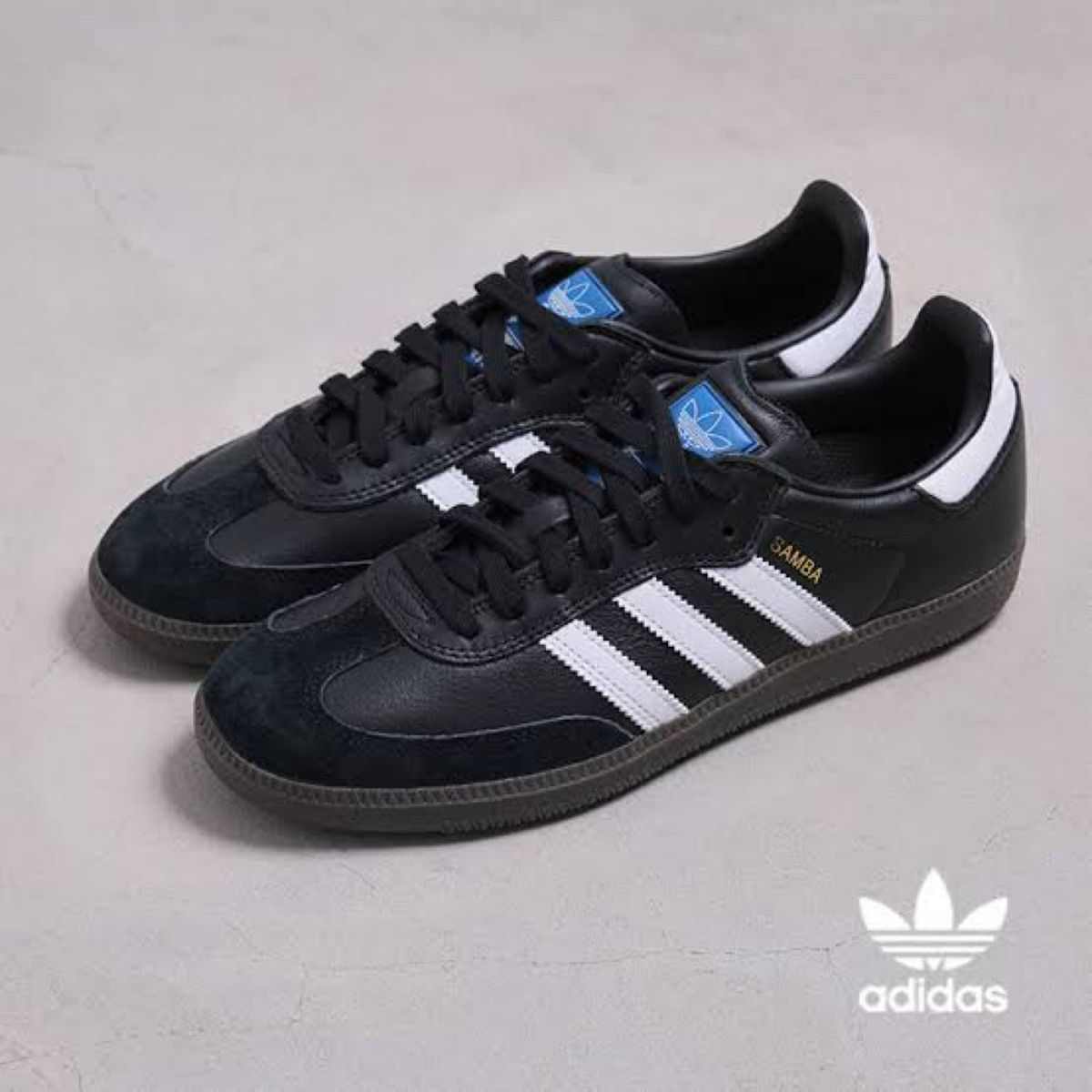 新品27 5cm adidas SAMBA サンバ レザー 019000｜Yahoo!フリマ（旧