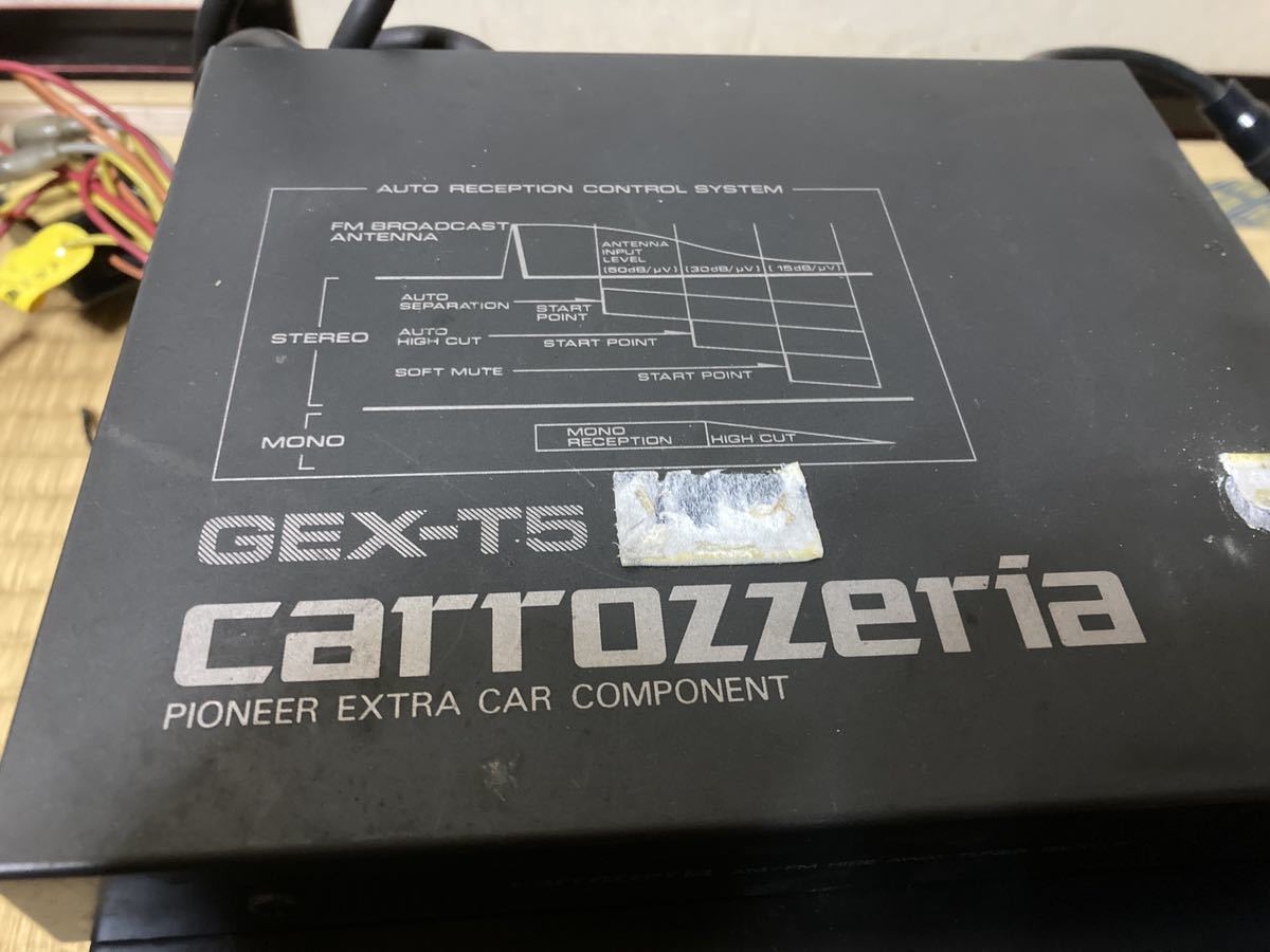 carrozzeria EQ-600 KEH-770 GEX-T5 当時物カセットデッキ イコライザー 通電チェックのみ_画像2