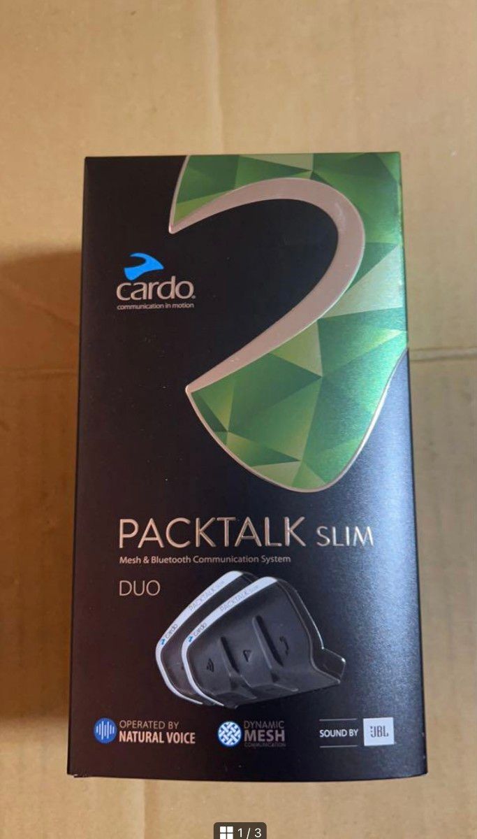 Cardo カルド PACKTALK SLIM JBL DUO 2台 インカム