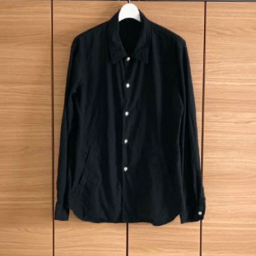 COMME des GARCONS HOMME DEUX 23SS ポリ縮絨シャツ コムデギャルソン オム ドゥ YI CDG HOMME SHIRT FOREVER BLACK JUNYA WATANABE MAN_画像1