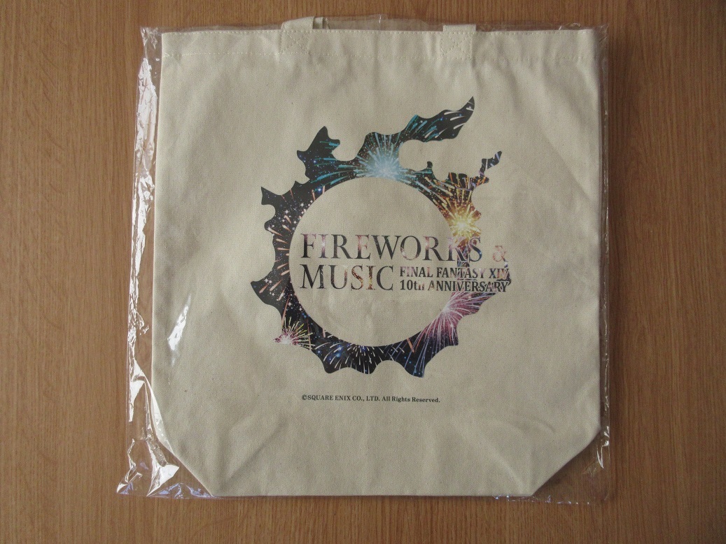 FF14 トートバッグ　花火　ファイナルファンタジーXIV 10th ANNIVERSARY FIREWORKS & MUSIC　10周年　非売品　吉田直樹　暁月のフィナーレ_画像1