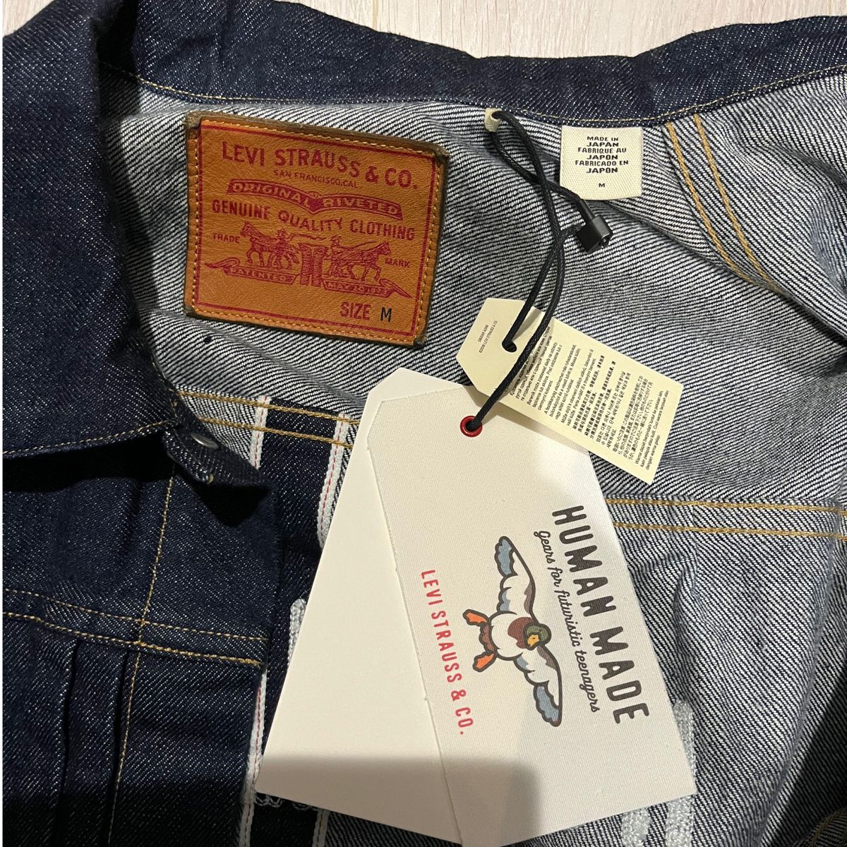 リーバイス当選品 正規品 Mサイズ LEVI'S X HUMAN MADE 506 リーバイス当選品 正規品 Mサイズ LEVI'S X HUMAN MADE 506
