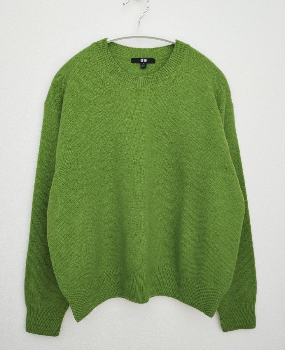 ユニクロ プレミアムラムクルーネックセーター WOMAN XL 53GREEN ユニクロ プレミアムラムクルーネックセーター WOMAN XL 53GREEN