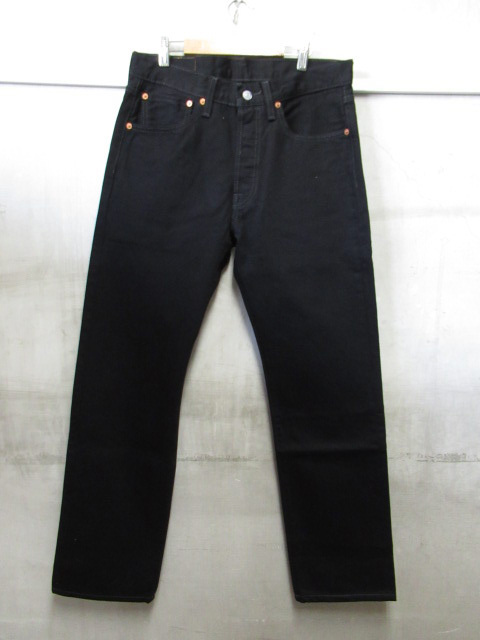 美品 Levi's リーバイス 501 W31/L32 デニム エジプト製 ブラック 管理5R1121L-S1_画像1