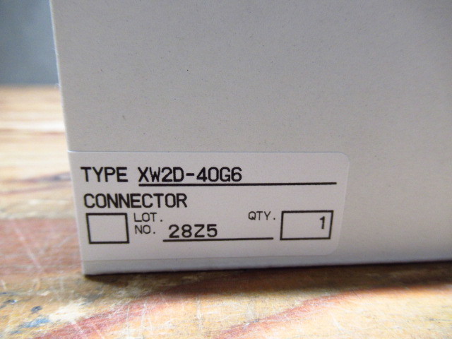 新品未使用 OMRON オムロン コネクタ端子台変換ユニット XW2D-40G6 管理5Z1029D-A9の画像2