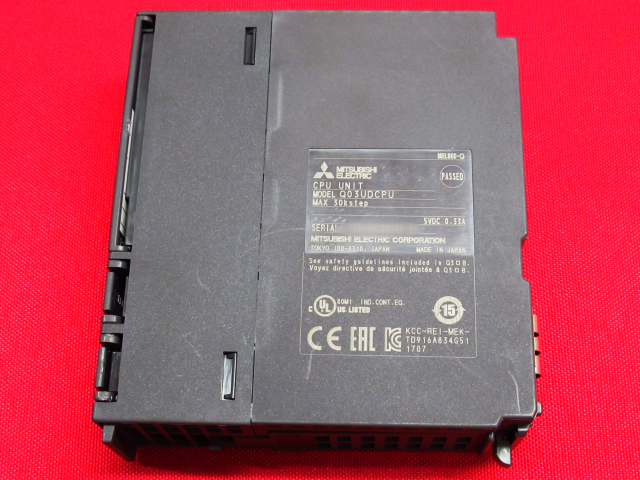 未使用品 三菱電機 MITSUBISHI Q03UDCPU ユニバーサルモデル CPUユニット 管理5B1111I-YP19_画像4