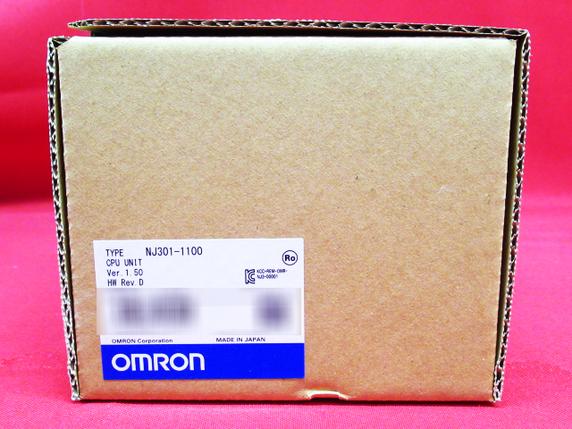 未使用品 OMRON オムロン NJ301-1100 CPUユニット 管理5B1110A-A8