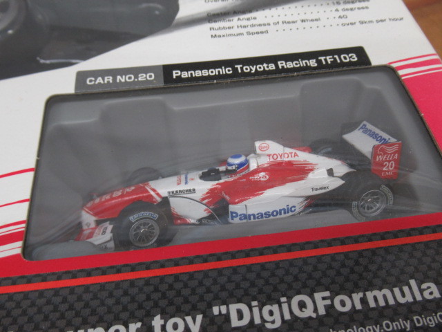 コナミ デジQフォーミュラ DF114S 2003 Panasonic TOYOTA Racing TF103 管理5R11116H-F04_画像4