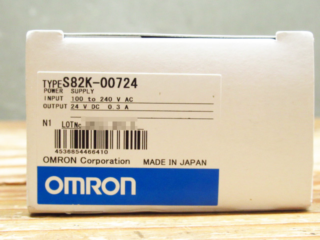 未使用品 OMRON オムロン スイッチング・パワーサプライ S82K-00724 管理5C1117G-YP17の画像1