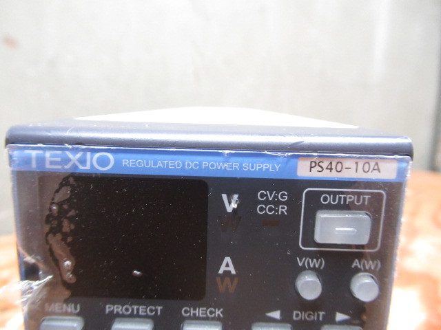 テクシオ TEXIO スイッチング直流安定化電源 PS40-10A 管理5Y1125F-F05_画像4