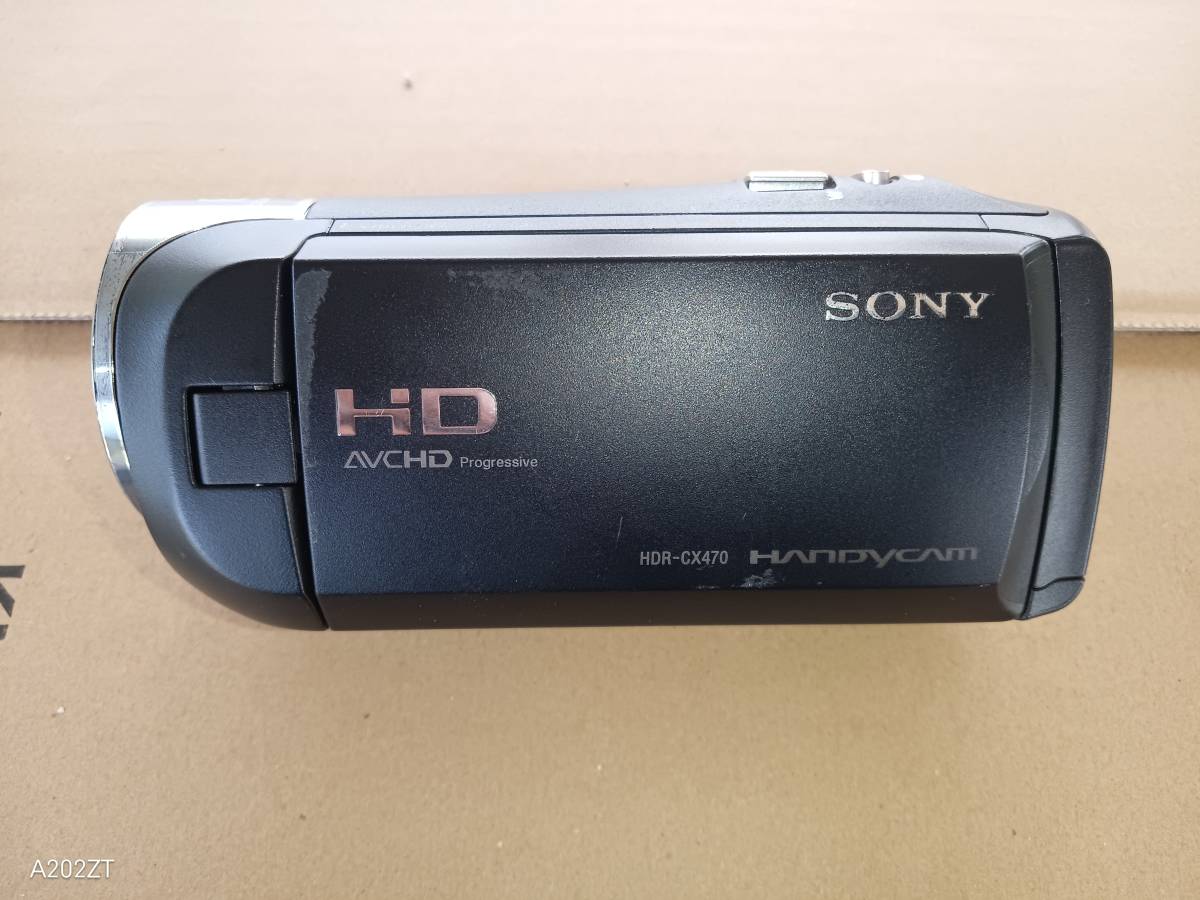 ソニー ビデオカメラ Handycam HDR-CX470 ブラック　ジャンク品_画像1