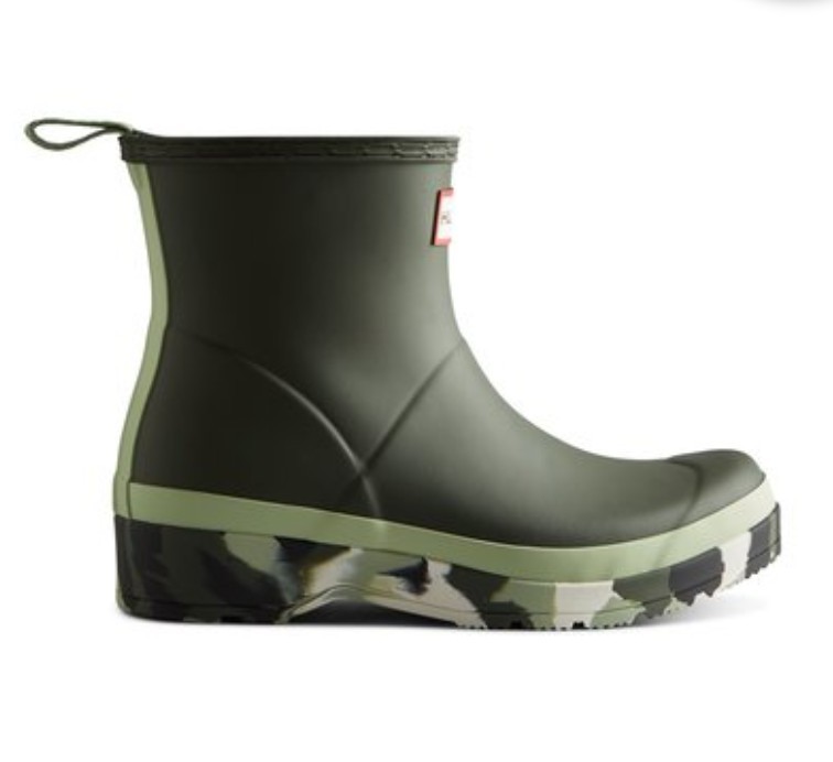  new goods *HUNTER Hunter Play Short Splash sole boots 23cm stylish rain boots waterproof boots outdoor fes