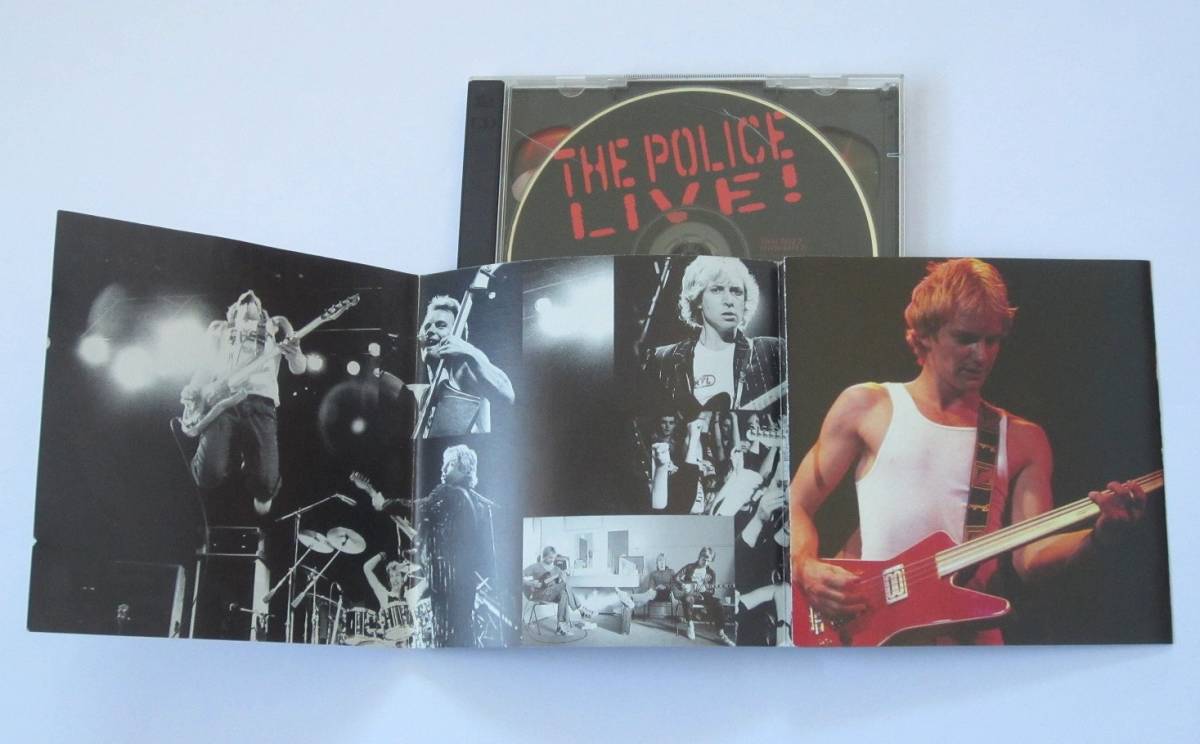 2枚組♪ライブ盤★ ザ・ポリス THE POLICE 『LIVE!』 輸入盤 CD_画像4